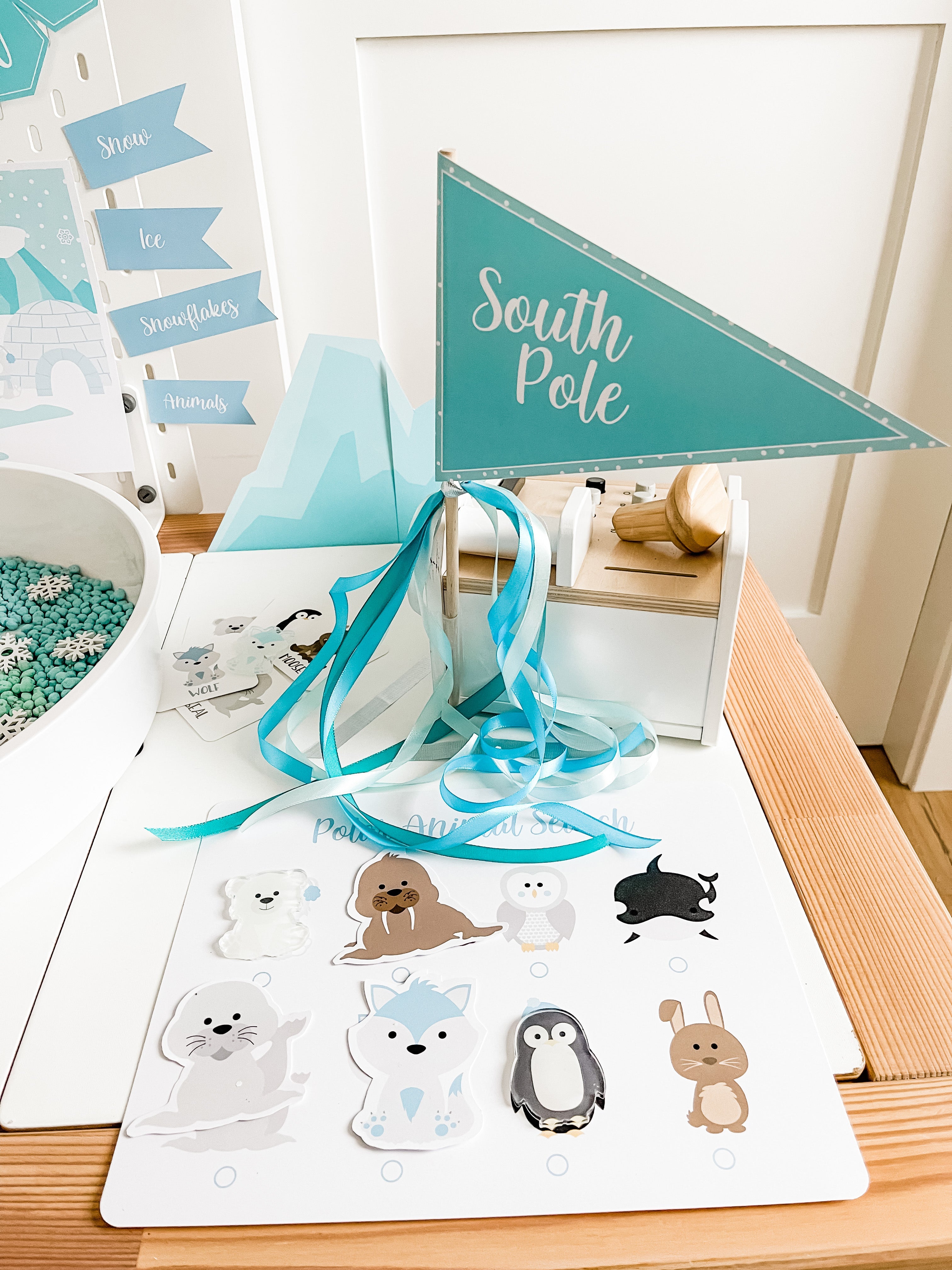 Arctic Polar Animals Printable Dramatic Play