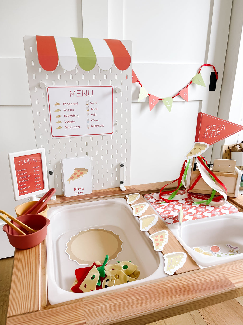 Pizza Shop Printable Dramatic Play Kit – Ardenti Inc