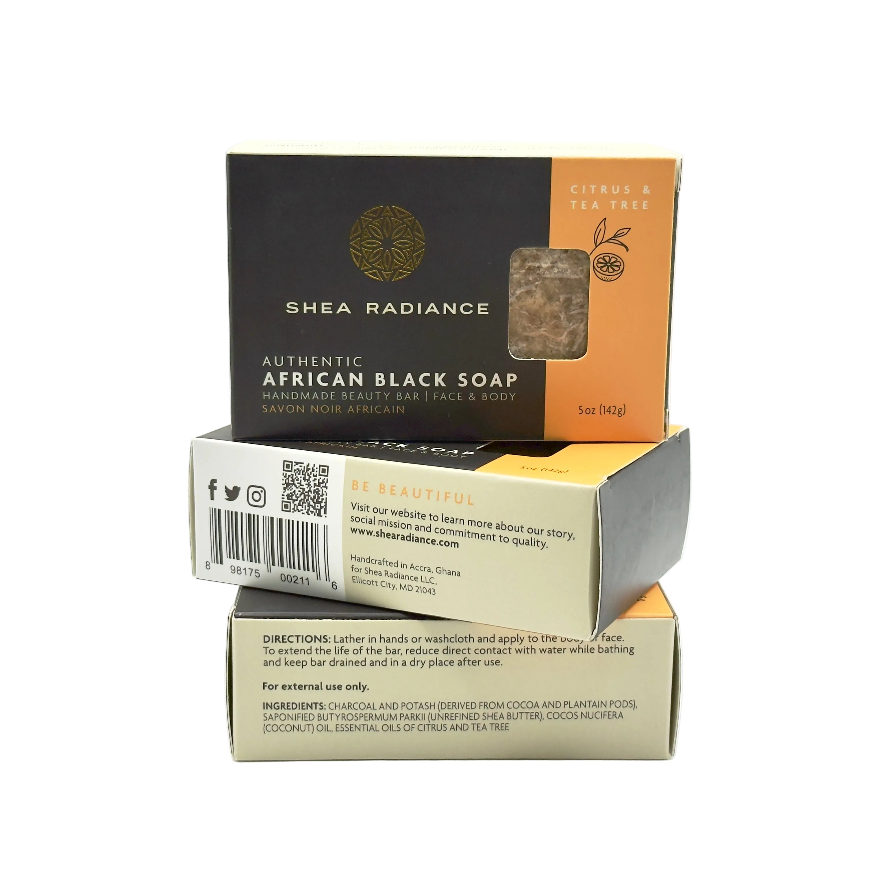African Black Soap Bar